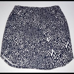 Weston Mini Skirt Navy blue & White